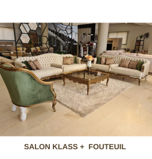 SALON KLASS +  FOUTEUIL