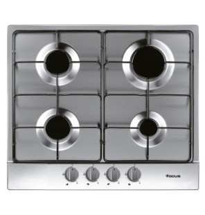 Plaque de Cuisson FOCUS F401X 4 Feux 60 cm - Inox