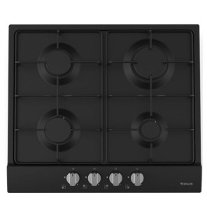 Plaque de Cuisson FOCUS F401B 4 Feux 60 cm Noir