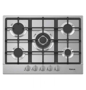 Plaque de Cuisson FOCUS F478X 5 Feux 70 cm - Inox