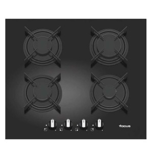 Plaque de Cuisson FOCUS F409B 4 Feux 60 cm - Noir