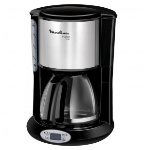 Cafetiére Programmable Moulinex SUBITO 1000W Noir/INOX