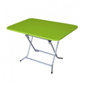 Table Pliante 100X80 PVC S/P Pistache