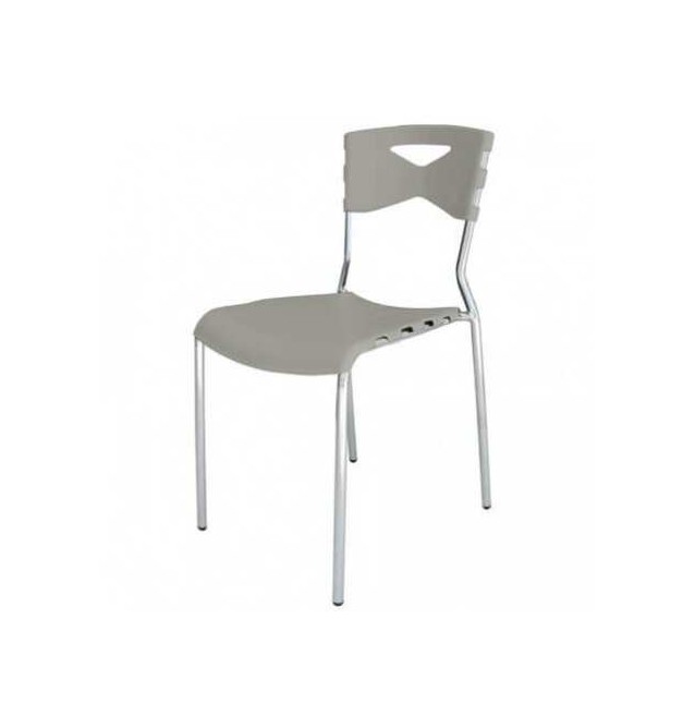 Chaise Chrome Mimi Taupe MECHC0005TP